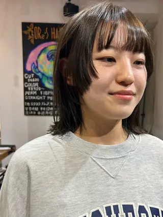 カラー ORe'S HAIR BE　GLaDまなみのヘアスタイル