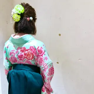 ヘアアレンジ NATSUMI AR.MARAのヘアスタイル