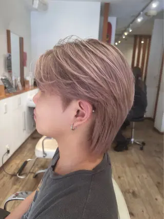 ミディアム カラー アザマ ヤスカツ _rosso 川口のヘアスタイル