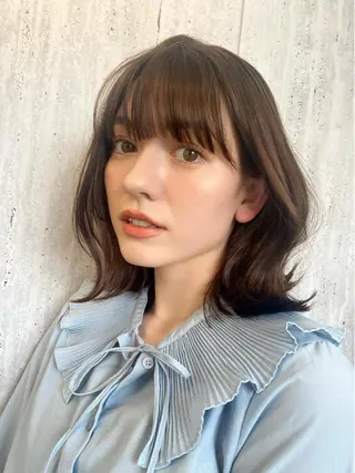 ミディアム ✨似合わせカラー 阿部賢✨のヘアスタイル