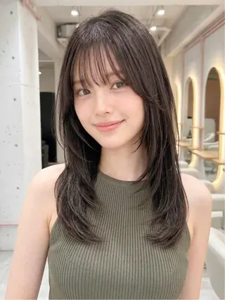 セミロング ⭐️モデル大募集⭐️ 森下ゆうき⭐️のヘアスタイル