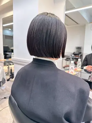 ショート カラー みゆき🐈‍⬛🪽‪ 透明感カラー✄﻿のヘアスタイル