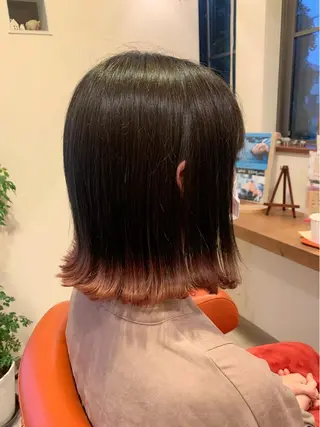 ミディアム 村上 玲奈のヘアスタイル