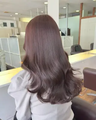 セミロング カラー 美容室Hip's decoのヘアスタイル