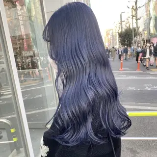 ロング カラー 🤍ྀི透ける寒色 Cocoa🤍ྀིのヘアスタイル