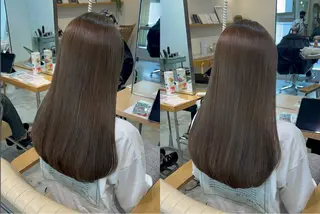 セミロング カラー 小顔矯正/レイヤー 透明感カラー✨生真のヘアスタイル