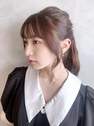 カラー パーマ ヘアアレンジ ITbyALBUM 中野店のヘアスタイル