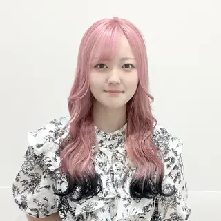 ロング カラー 🩵ブリーチカラー MIORI🩵のヘアスタイル