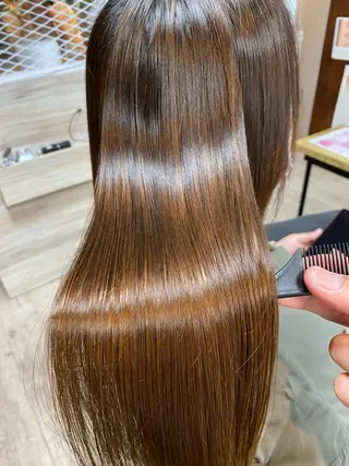 ロング 髪質改善 メンズパーマゆうひのヘアスタイル