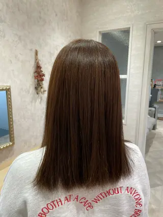 セミロング カラー 透明感カラー 🩶🩵🩷AIRIのヘアスタイル