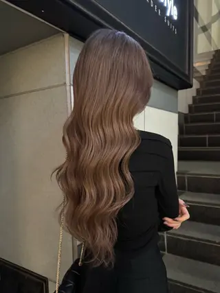 ロング カラー 🎀ワンホン🎀 韓国ヘア🎀リクトのヘアスタイル