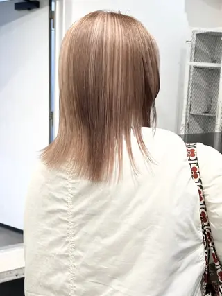 ミディアム カラー HARU//原宿🤍 リピート率NO.1のヘアスタイル