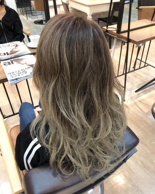 ロング 植田 敬太のヘアスタイル
