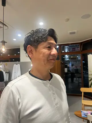 メンズ 明石 咲桜花のヘアスタイル