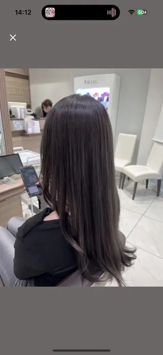 カラー 濵地 羚花のヘアスタイル
