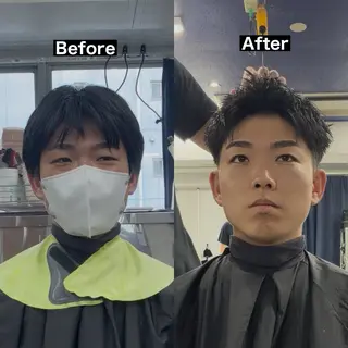 ショート メンズ 【"漢らしい" 作ります】昇陽のヘアスタイル
