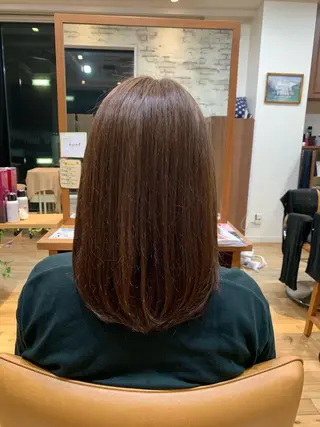 セミロング 【ANSWER】 渡辺カリン🌼のヘアスタイル