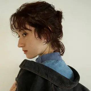 ミディアム 透明感カラー/似合わ せカット/大島実加永のヘアスタイル