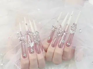 ネイル MoMoA Nail ネイル長さ出し専門店のネイルデザイン