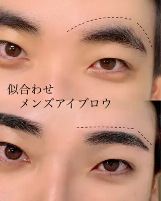 メンズ アイブロウ 【yomu eye】 mokaの眉毛・アイブロウイメージ
