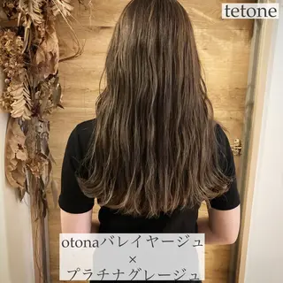 ロング カラー テトネ タカシのヘアスタイル