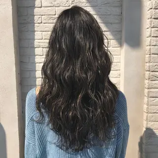 ロング 福原 優介のヘアスタイル