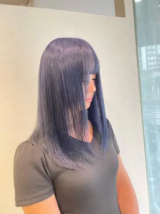 ロング 前田 菜奈子のヘアスタイル