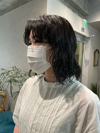 ミディアム カラー ナチュラル透明感🌱 小山美樹子のヘアスタイル