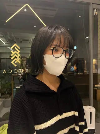 ショート カラー 韓国好き🇰🇷 美容師MIKUのヘアスタイル