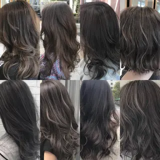 セミロング カラー 【透明感、艶髪】西村 有司のヘアスタイル