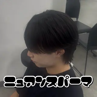 パーマ メンズ メンズ特化🥀 ハイトーン🥀韓国系のヘアスタイル