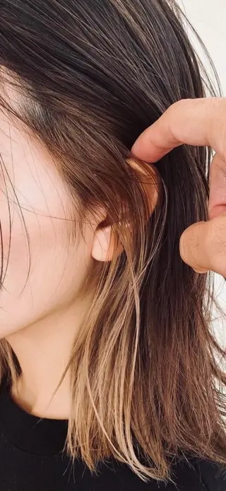 カラー ひばりヶ丘美容室 カット石井里佳のヘアスタイル