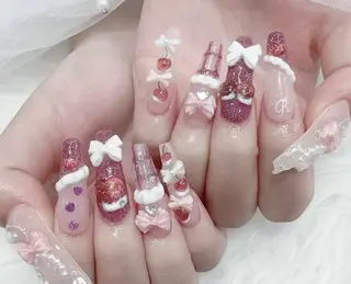 ネイル K.bi_nail ネイル長さ出し専門店のネイルデザイン
