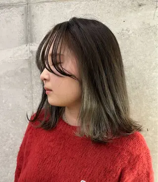 ミディアム カラー YUIMARL岡山店 YUNOKA🦋🫧のヘアスタイル
