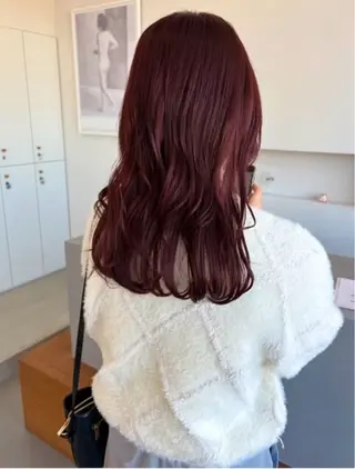 セミロング カラー runa｜color 🩰straightのヘアスタイル