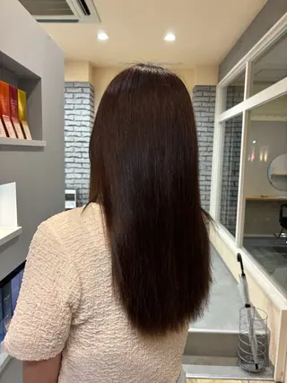 ロング 髪質改善/ ワンカラー🌺❕のヘアスタイル