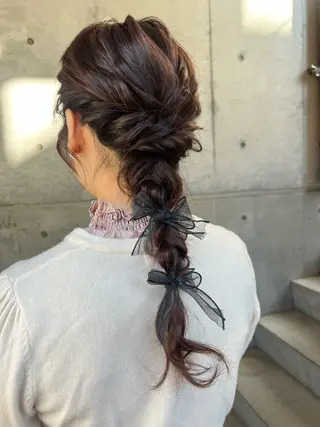 セミロング ユカ yのヘアスタイル
