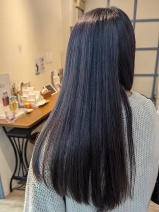 ロング カラー 🏹MIYU¦抜け感 ×柔らかカラーのヘアスタイル