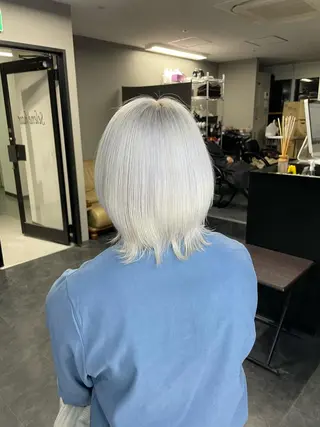 ショート 艶髪/Wカラー 蓮のヘアスタイル