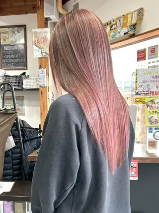 セミロング 馬場 涼平のヘアスタイル