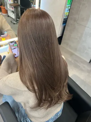 セミロング カラー 🎨ブリーチ職人 店長Takaya🎨のヘアスタイル