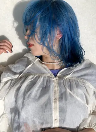 ミディアム カラー 田室 和幸のヘアスタイル