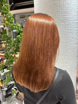 ミディアム 猪瀬 茉唯のヘアスタイル