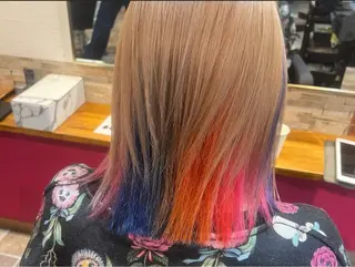 ショート カラー ヘアカラー&縮毛矯正 STAR☆RIVERのヘアスタイル