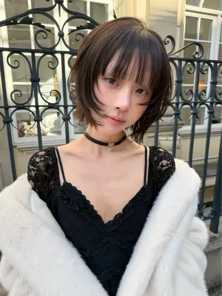 ショート ‎🤍髪質改善‎🤍 レイヤーカット‎🤍のヘアスタイル