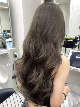 ロング 髪質改善/韓国ヘア /透明感カラー🧸のヘアスタイル
