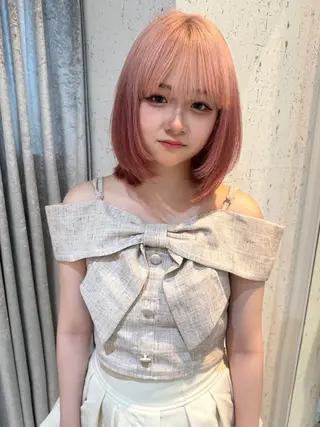 ミディアム カラー mai / linoah˚✧のヘアスタイル