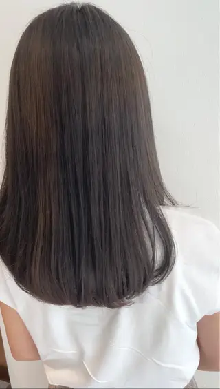 ミディアム 似合わせカット 迫留由弥のヘアスタイル