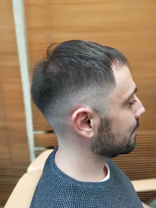 ショート メンズ 男を磨く Barber オオキのヘアスタイル
