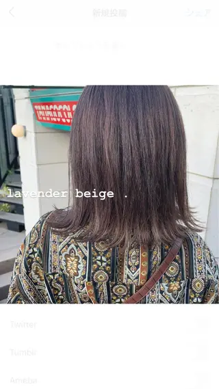 セミロング カラー ヘアアレンジ トレンド眉🌈✨ arisaの眉毛・アイブロウイメージ